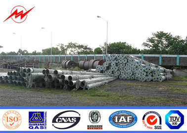Mergulho quente Polo de aço galvanizado, espessura de Polo 2.75mm da corrente Q345 elétrica de 35ft