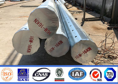mergulho quente Polo de aço octogonal galvanizado de 8m 11m para a linha de transmissão
