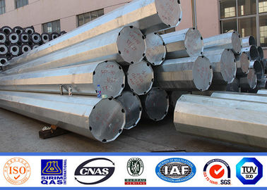 Classifique o aço 65 60 Ft Polo bonde galvanizado altura para a linha de transmissão 138kv
