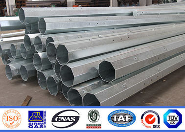 Poder de aço polo da altura de Q345 12m, galvanização elétrica de aço do mergulho quente de Polo