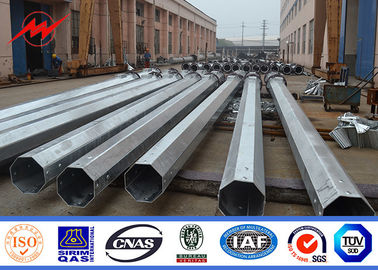15m galvanizou a aprovação elétrica de aço do Iso da linha elétrica da coluna de Polo