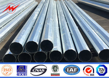 15m galvanizou a aprovação elétrica de aço do Iso da linha elétrica da coluna de Polo