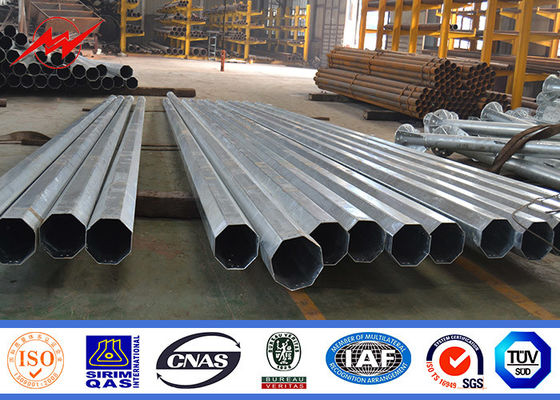 9 padrão de aço tubular de aço galvanizado medidor de Polo polos de serviço público ASTM A123