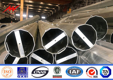 parte superior Multifunction galvanizada de serviço público da escada de polo do metal das seções 8kn três de 11.9M