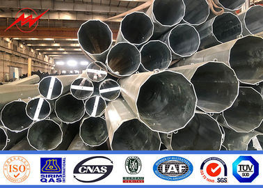 parte superior Multifunction galvanizada de serviço público da escada de polo do metal das seções 8kn três de 11.9M
