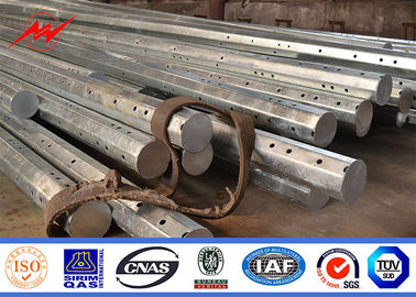 metal galvanizado espessura Polo de 138KV GR65 4mm 50ft na transmissão de Electirc