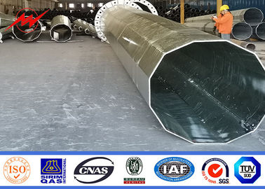 100 Ft de tipo 3 Polo de aço galvanizado seções da flange com degraus de escalada