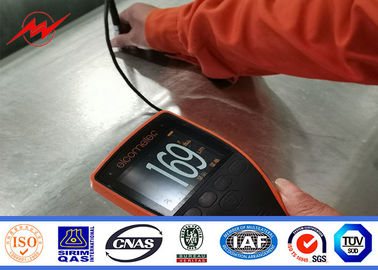 100 Ft de tipo 3 Polo de aço galvanizado seções da flange com degraus de escalada
