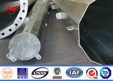 tipo Polo de aço galvanizado tradicional da flange de 30.5m, transmissão Polos de Electric Power