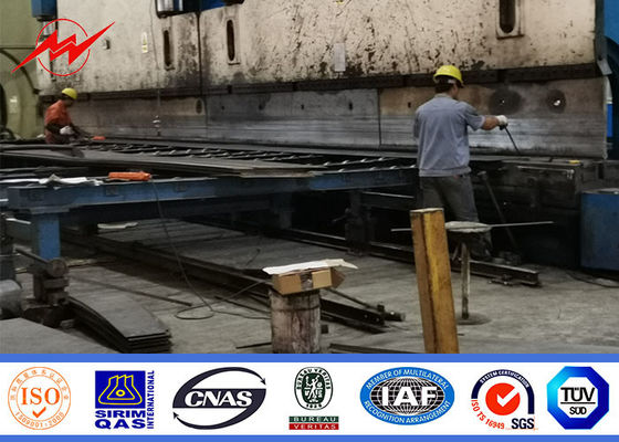 O tipo da flange personalizou 100 Monopole de aço do Ft para a distribuição de uma comunicação