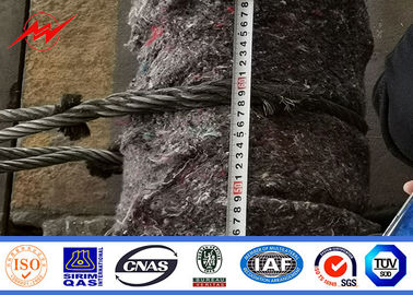 Coluna de aço de 200 Dan polo de serviço público, corrente elétrica Polo para a transmissão