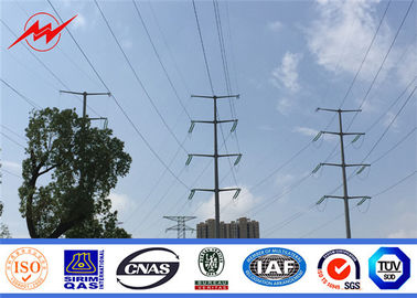 longa vida de aço elétrica galvanizada padrão de 69KV Q345 NEA Polo Polos