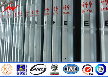 corrente elétrica tubular de aço galvanizada Polo de mergulho quente de 15m com material de ASTM A123