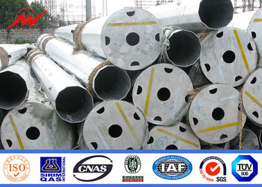16m 2500dan Galvanização Torre de Aço Pólo 90ft África Linha de Transmissão Post Metal