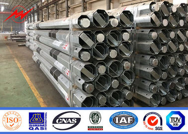 Pólo Elétrico Galvanizado de 9m 10m para Polígono Octagonal Exterior