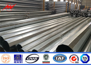 mergulho de 35ft Nea Tubular Steel Pole Hot galvanizado para o projeto da transmissão de energia