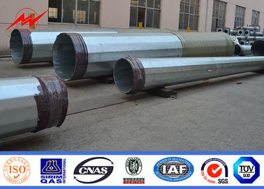 Linha de transmissão de energia Polo tubular de aço, Polo de aço galvanizado