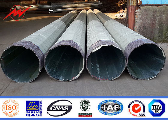 A estrutura elétrica supre a prova galvanizada Polos de aço do vento da transmissão de energia