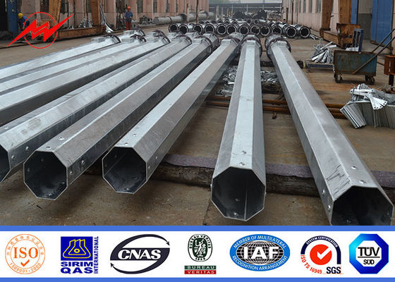 polo de poder de serviço público da transmissão de energia de 18M com o mergulho quente galvanizado