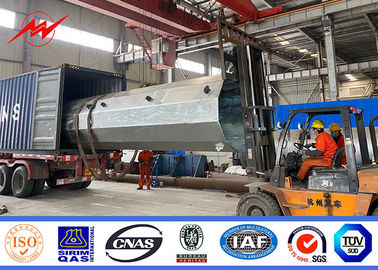 metal galvanizado redondo Polo do mergulho 132kv quente de 18m 22m para a linha de transmissão