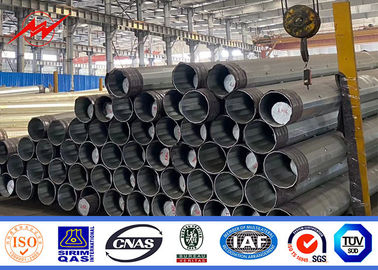 metal galvanizado enterrado 15m direto polos de serviço público dos 10m 14m para a transmissão de energia