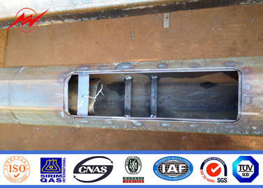 8m 10m 12m galvanizado a quente pó de aço com revestimento em pó de poliéster colorido