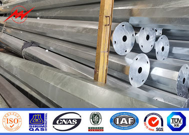 Polos de potência de aço galvanizado a quente 10kv - 550kv 300-1000 kg Carga de projeto