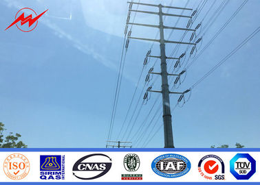 poder 30m de aço octogonal polo de 6mm 132KV 15m