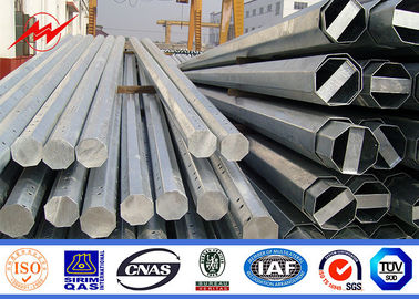 mergulho de 35ft Nea Tubular Steel Pole Hot galvanizado para o projeto da transmissão de energia