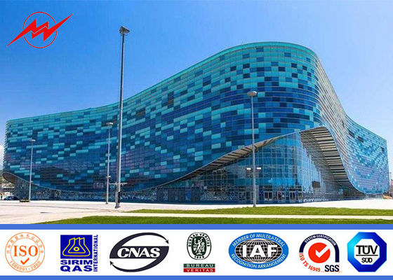 Luz de estacionamento Polígono de mastro alto