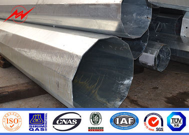 IP65 Polo de aço galvanizado tubular para a linha de transmissão 69kv elétrica