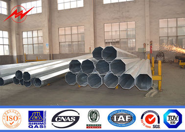 IP65 Polo de aço galvanizado tubular para a linha de transmissão 69kv elétrica