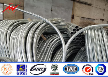 Q235/Q345 Pólo de potência de aço 3m-15m Conical Round 2.5-20mm Soldadura Galvanização