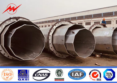 Tensão média 22m Polo tubular de aço
