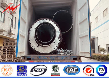 Tensão média 22m Polo tubular de aço