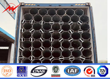 Tensão média 22m Polo tubular de aço