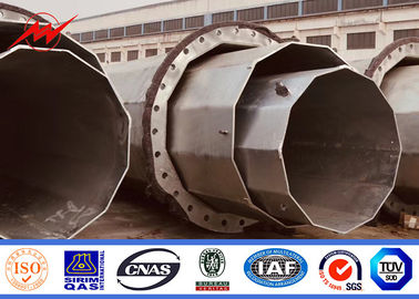 Torre 75FT Monopole octogonal do telefone celular de 60FT 65FT