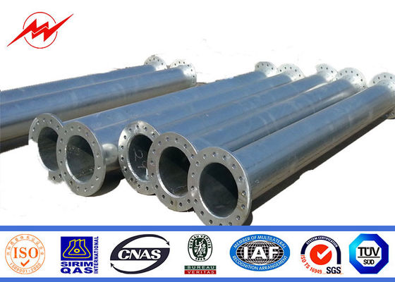 Linha de transmissão de energia tubular de aço elétrico galvanizado de 220KV