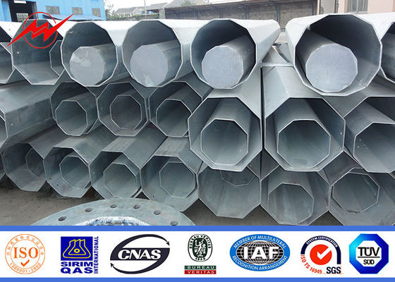 o mergulho quente de 11kv 38kv Electric Power Polo galvanizou octogonal