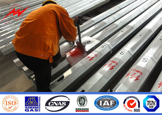 9m 10m 12m 500Dan Polares de energia para linha de transmissão na África Design forte e resistente