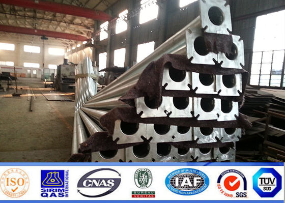 galvanização do mergulho quente de polos claros de rua do certificado Q235 do ISO 10m