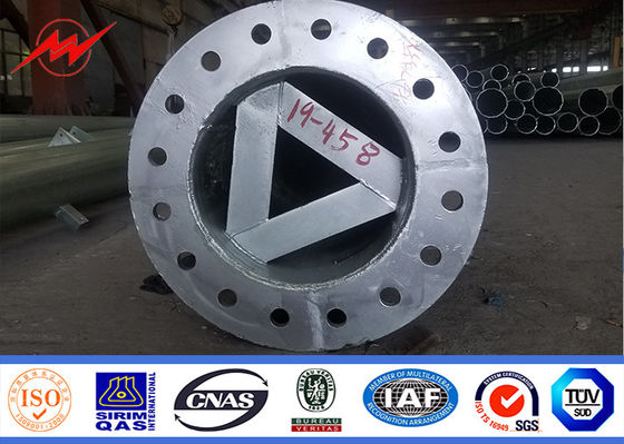 Gr65 100FT milivolt galvanizou a mono Polo torre de Q235