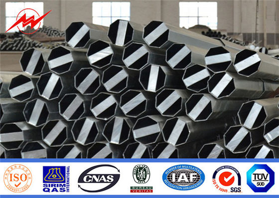 Mergulho quente de aço elétrico de Polo da transmissão de energia galvanizado com acessórios relacionados