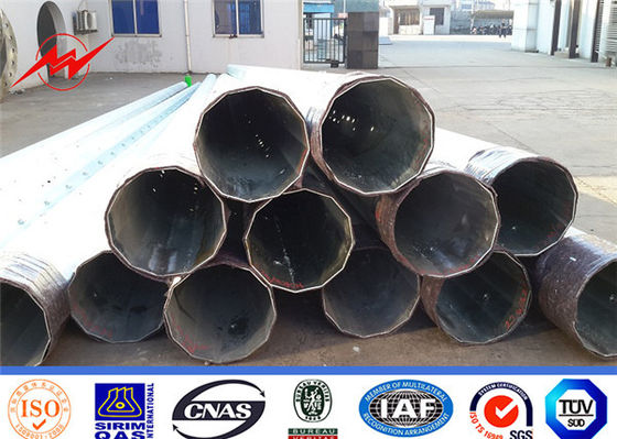 linha elétrica Polo de 35ft 70ft 90ft Transimission ASTM A123