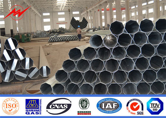 mergulho de 35ft Nea Tubular Steel Pole Hot galvanizado para o projeto da transmissão de energia