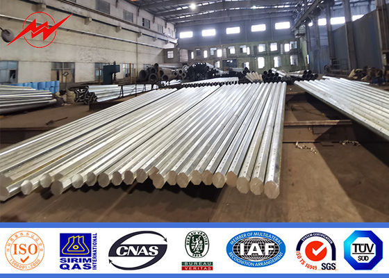 aço galvanizado metal Polo tubular da transmissão de 16m