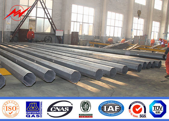 Mergulho quente de aço elétrico de Polo da transmissão de energia galvanizado com acessórios relacionados