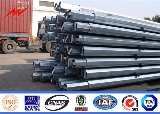 8 - o mergulho quente de 18m galvanizou o círculo material de serviço público de aço de polo Gr65/forma cônica