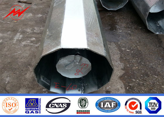 25ft 30ft 35ft 40ft linha de transmissão de energia elétrica poste de aço galvanizado Utilidade