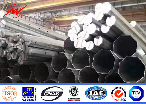 69kv galvanizou a corrente elétrica Polo tubular de aço